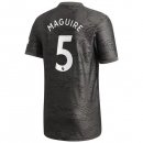 Maillot Manchester United NO.5 Maguire Exterieur 2020 2021 Noir Pas Cher