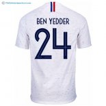 Maillot France Exterieur Ben Yedder 2018 Blanc Pas Cher