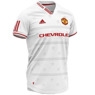Maillot Manchester United Concept 2019 2020 Blanc Rouge Pas Cher Maillot Manchester United Concept 2019 2020 Blanc Rouge Pas Cher