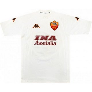 Thailande Maillot As Roma Exterieur Retro 2000 2001 Blanc Pas Cher Thailande Maillot As Roma Exterieur Retro 2000 2001 Blanc Pas Cher