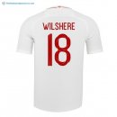 Maillot Angleterre Domicile Wilshere 2018 Blanc Pas Cher