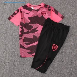 Maillot Entrainement Arsenal Ensemble Complet 2017 2018 Rose Pas Cher