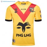 Maillot Rugby Papúa Nueva Guinea RLWC Domicile 2017 2018 Jaune Pas Cher