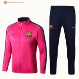 Survetement Barcelona 2017 2018 Rose Pas Cher