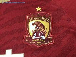 Maillot Evergrande Édition Commémorative Domicile 2018 2019 Rouge Pas Cher