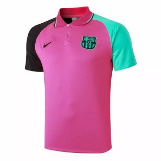 Polo Barcelona 2020 2021 Rose Vert Pas Cher Polo Barcelona 2020 2021 Rose Vert Pas Cher