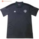 Polo Manchester United 2017 2018 Gris Marine Pas Cher