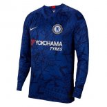 Maillot Chelsea Domicile ML 2019 2020 Bleu Pas Cher