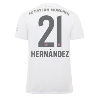 Maillot Bayern Munich NO.21 Hernández Exterieur 2019 2020 Blanc Pas Cher Maillot Bayern Munich NO.21 Hernández Exterieur 2019 2020 Blanc Pas Cher