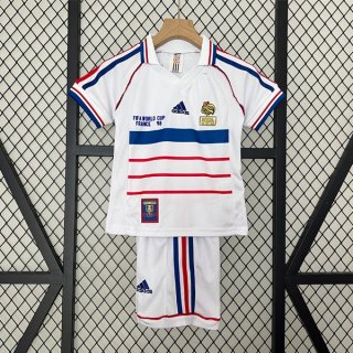 Maillot France Exterieur Enfant Retro 1998 Maillot France Exterieur Enfant Retro 1998