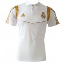 Polo Real Madrid 2019 2020 Blanc Or Pas Cher