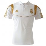 Polo Real Madrid 2019 2020 Blanc Or Pas Cher