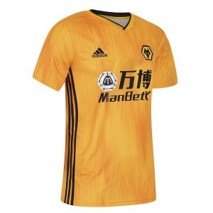 Maillot Wolves Domicile 2019 2020 Jaune Pas Cher