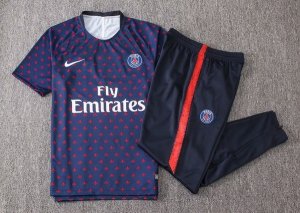 Entrainement Paris Saint Germain Ensemble Complet 2018 2019 Bleu Pas Cher