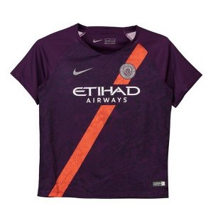 Maillot Manchester City Third Enfant 2018 2019 Purpura Pas Cher