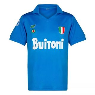 Maillot Naples Domicile Retro 1987 1988 Bleu Pas Cher Maillot Naples Domicile Retro 1987 1988 Bleu Pas Cher