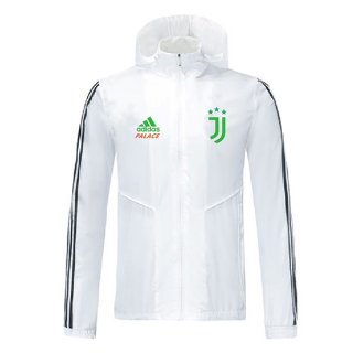 Coupe Vent Juventus 2019 2020 Blanc Vert Pas Cher