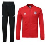 Survetement Bayern Munich 2018 2019 Rouge Noir Pas Cher