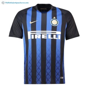 Maillot Inter de Milán Domicile 2018 2019 Bleu Pas Cher