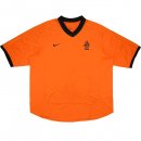 Thailande Maillot Pays Bas Domicile Retro 2000 Orange Pas Cher