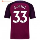 Maillot Manchester City Exterieur G.Jesus 2017 2018 Pas Cher