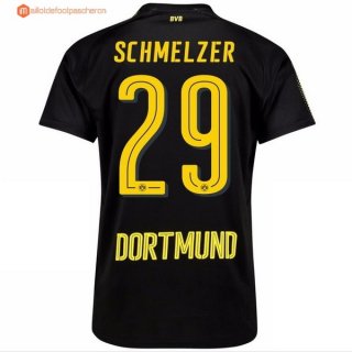 Maillot Borussia Dortmund Exterieur Schmelzer 2017 2018 Pas Cher