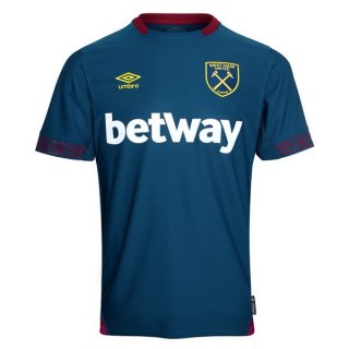 Maillot West Ham Exterieur 2018 2019 Bleu Pas Cher