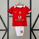 Maillot Manchester United Domicile Enfant Retro 2005 2006