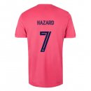 Maillot Real Madrid Exterieur NO.7 Hazard 2020 2021 Rose Pas Cher