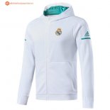 Sweat Shirt Capuche Real Madrid Enfant 2017 2018 Blanc Pas Cher