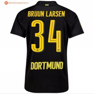 Maillot Borussia Dortmund Exterieur Bruun Larsen 2017 2018 Pas Cher Maillot Borussia Dortmund Exterieur Bruun Larsen 2017 2018 Pas Cher