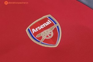 Survetement Arsenal 2017 2018 Rouge Gris Marine Pas Cher