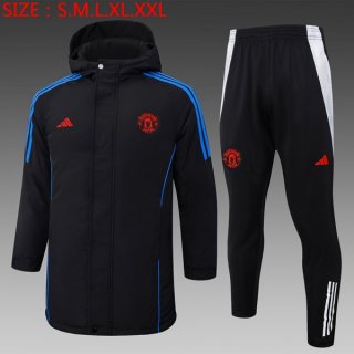Doudoune Manchester United Ensemble Complet 2024 2025 Noir Doudoune Manchester United Ensemble Complet 2024 2025 Noir