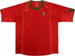 Thailande Maillot Portugal Domicile Retro 2004 Rouge Pas Cher