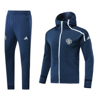 Survetement Manchester United 2018 2019 Bleu Blanc Pas Cher Survetement Manchester United 2018 2019 Bleu Blanc Pas Cher