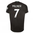 Maillot Liverpool NO.7 Milner Third 2019 2020 Noir Pas Cher