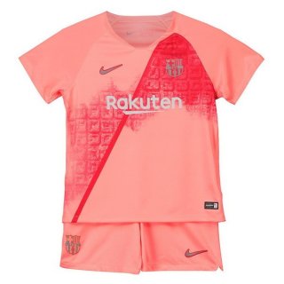 Maillot Barcelona Third Enfant 2018 2019 Rouge Pas Cher