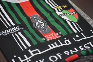 Maillot CD Palestino Enersocks Final Copa 2018 2019 Noir Pas Cher