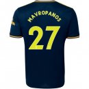 Maillot Arsenal NO.27 Mavropanos Third 2019 2020 Bleu Pas Cher