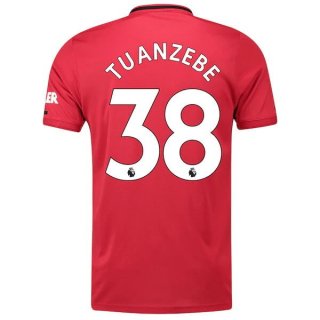 Maillot Manchester United NO.38 Tuanzebe Domicile 2019 2020 Rouge Maillot Manchester United NO.38 Tuanzebe Domicile 2019 2020 Rouge