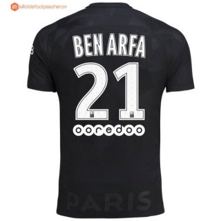 Maillot Paris Saint Germain Third Ben Arfa 2017 2018 Pas Cher