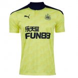 Thailande Maillot Newcastle United Exterieur 2020 2021 Jaune Pas Cher