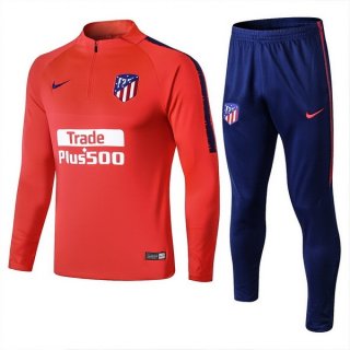 Survetement Atlético de Madrid 2018 2019 Rouge Clair Pas Cher