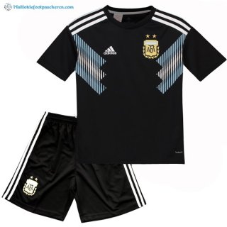 Maillot Argentine Exterieur Enfant Ensemble 2018 Noir Bleu Pas Cher Maillot Argentine Exterieur Enfant Ensemble 2018 Noir Bleu Pas Cher