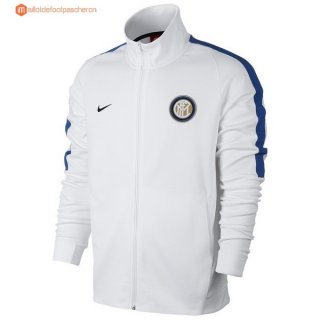 Veste Inter 2017 2018 Blanc Pas Cher