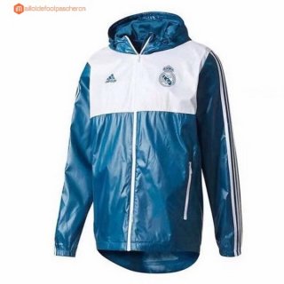 Coupe Vent Real Madrid 2017 2018 Bleu Pas Cher Coupe Vent Real Madrid 2017 2018 Bleu Pas Cher