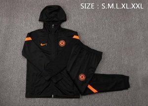 Sweat Shirt Capuche Chelsea 2022 Noir Orange