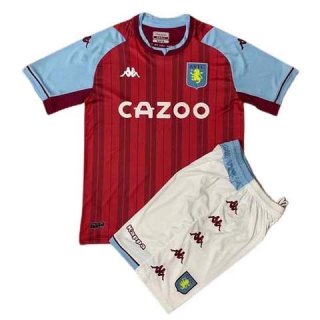 Maillot Aston Villa Domicile Enfant 2021 2022 Maillot Aston Villa Domicile Enfant 2021 2022