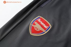 Survetement Arsenal 2017 2018 Bleu Gris Pas Cher