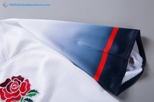 Maillot Rugby Angleterre Domicile 2017 2018 Blanc Pas Cher